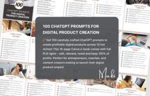 Alternative view of 100 ChatGPT Prompts for Digital Product