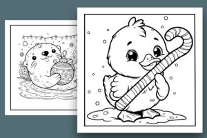 Alternative view of 100 Christmas Coloring Pages for Kids