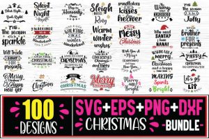 100 Christmas Quotes and Vintage Design