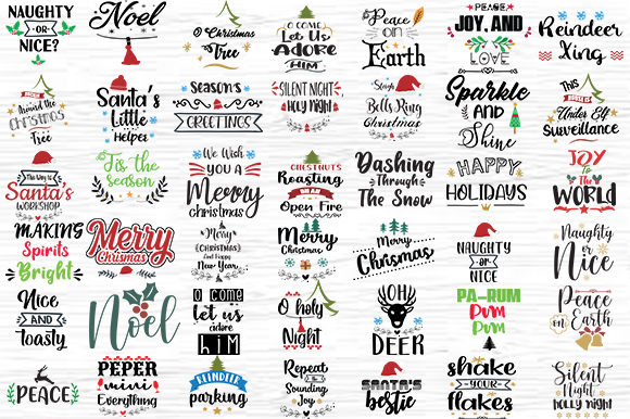100 Christmas Quotes and Vintage Design - Image 2
