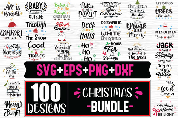 100 Christmas Quotes and Vintage Design - Image 3