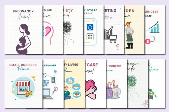 100 Editable Canva Planners Templates - Image 2