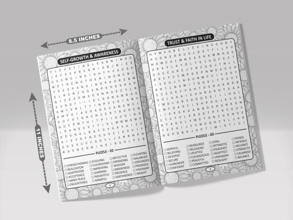 100 Mindfulness Word Search for KDP - Image 2