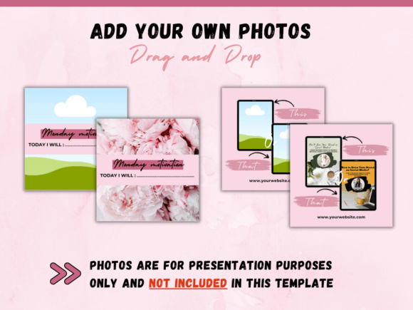 100 Pink Instagram Post Templates - Image 5
