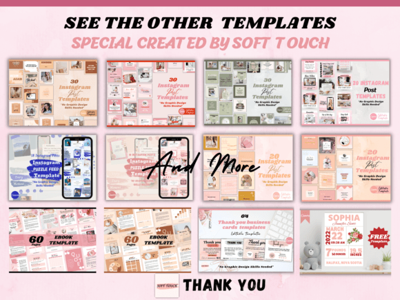 100 Pink Instagram Post Templates - Image 7