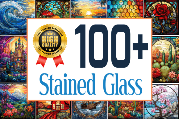 100+ Stained Glass Bundle
