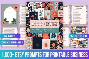 📝 1,000+ Etsy Prompts for Printable