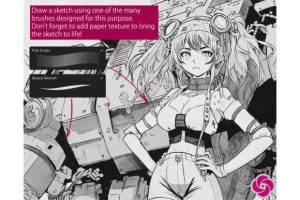 Alternative view of 104 MagicPro Manga Procreate Brushes