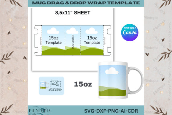 11-12-15 Oz Mug Template Set 281 - Image 3