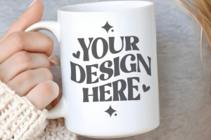 11OZ & 15 OZ Mug Mockup, Mock-Up