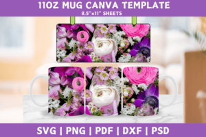 Alternative view of 11oz Mug Canva Template