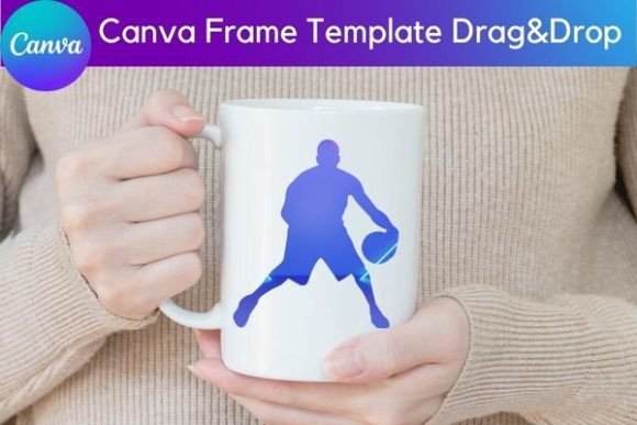 16 Basketball Canva Frame Bundle - Image 7