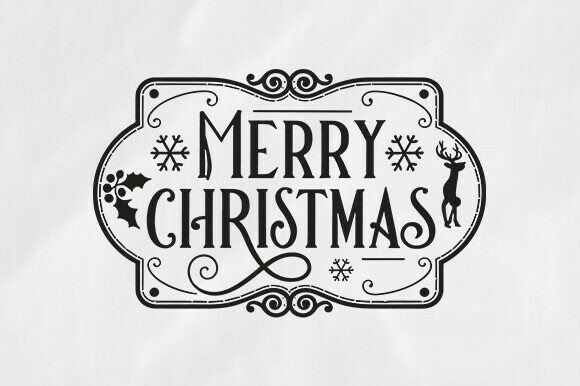 16 Vintage Christmas Svg Bundle. - Image 4