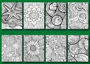 Alternative view of 180 Zentangle Coloring Pages for Adults
