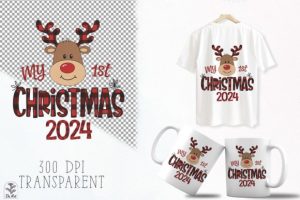 Alternative view of 1st Christmas Sublimation Bundle