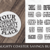 20 Alcohol Coaster Quotes SVG Bundle
