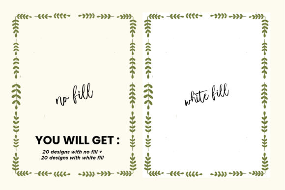 20 Hand Drawn Colorful Doodle Border - Image 3