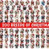 200 Breeds of Christmas Dog Ornaments