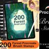 200 Forest Nature Procreate Brushes
