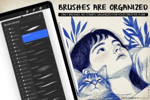 Alternative view of 2000+ Procreate Brushes