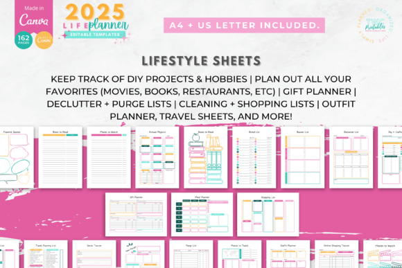 2025 Planner Canva Templates | BRIGHT - Image 6
