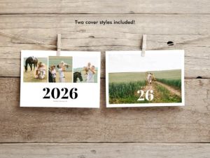 Alternative view of 2026 5x7 Calendar Template