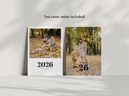 Alternative view of 2026 Calendar Template