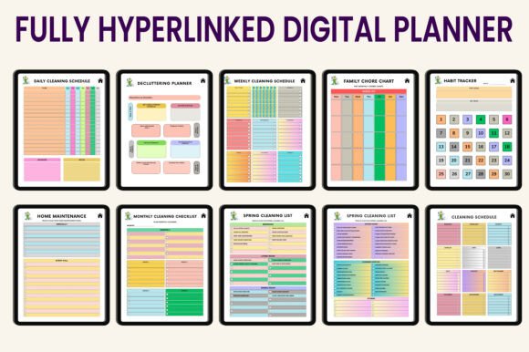 2026 Digital ADHD Cleaning Planner - Image 4