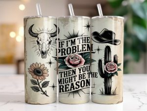 20oz Sarcastic Funny Quote Tumbler Wrap