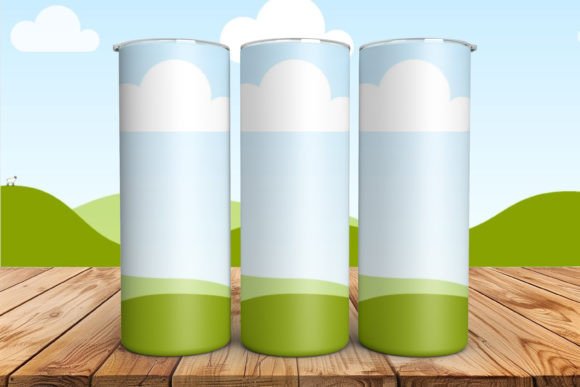 20oz Skinny Tumbler Mockup, Smart Mockup