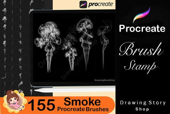220+ Procreate Smoke & Fire Brushes - Image 2