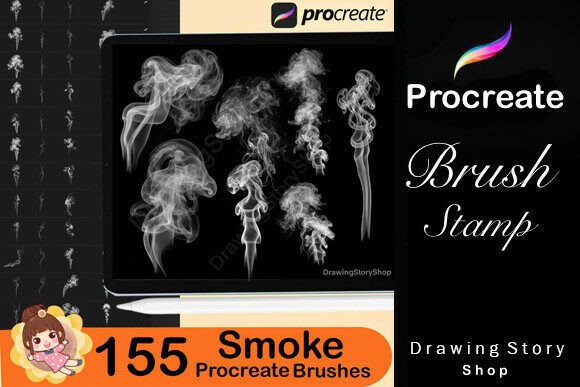 220+ Procreate Smoke & Fire Brushes - Image 3