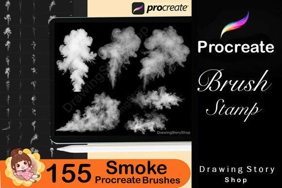 220+ Procreate Smoke & Fire Brushes - Image 4