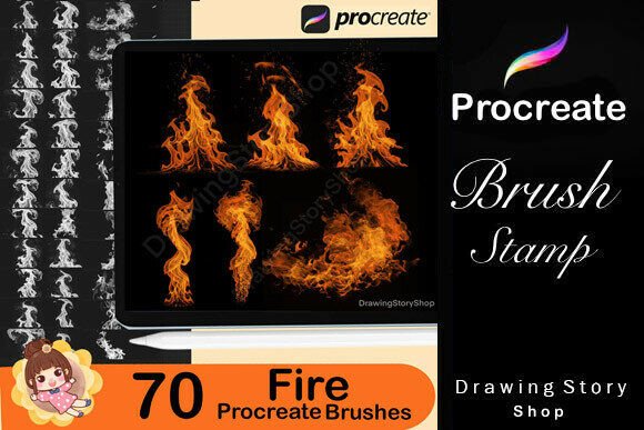 220+ Procreate Smoke & Fire Brushes - Image 5