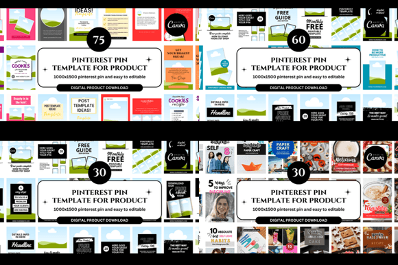 265 Pinterest Templates Bundle - Image 2