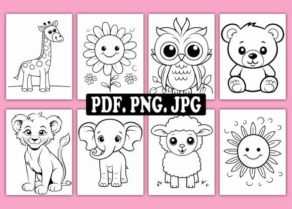 290 Bold and Easy Coloring Pages - Image 3