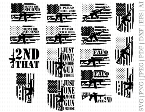 2nd Amendment Svg Bundle