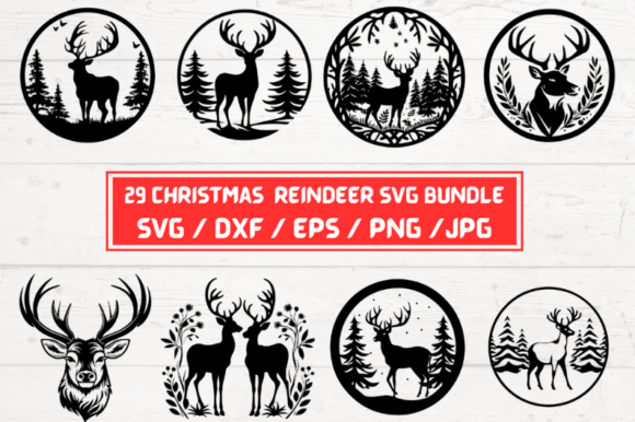 300+ CHRISTMAS SVG Bundle - Image 4