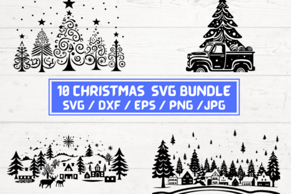 300+ CHRISTMAS SVG Bundle - Image 8