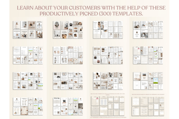 300 Page Ebook Template Canva | Workbook - Image 3