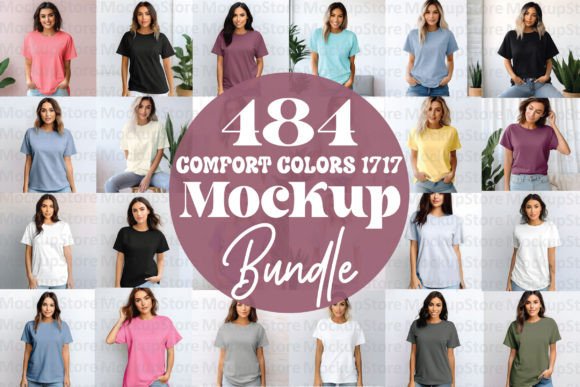 384 Comfort Colors 1717 Mock-ups Bundle