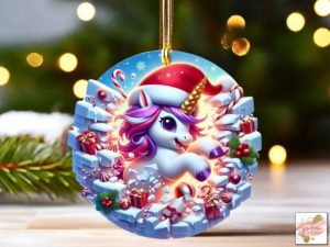 Alternative view of 3D Christmas Ornaments Christmas Clipart