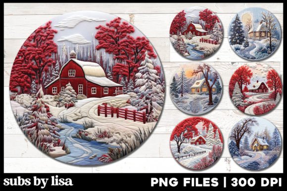 3D Christmas Ornaments Sublimation PNG - Image 5