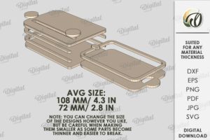 Alternative view of 3D Gift Card Holders Bundle Laser Cut