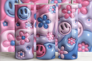 Alternative view of 3D Inflated Puff Tumbler Wrap