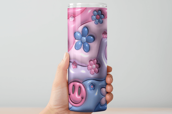 3D Inflated Puff Tumbler Wrap - Image 3