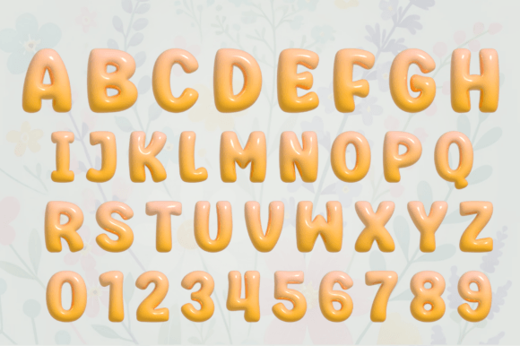 3d Spring Font - Image 3