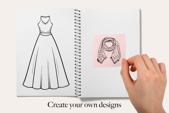 50 Clothes Procreate Stamps Brushes - Image 3