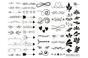 55+ Decorative Elements Svg