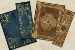 Alternative view of 5x7 Ornate Gold Book Covers